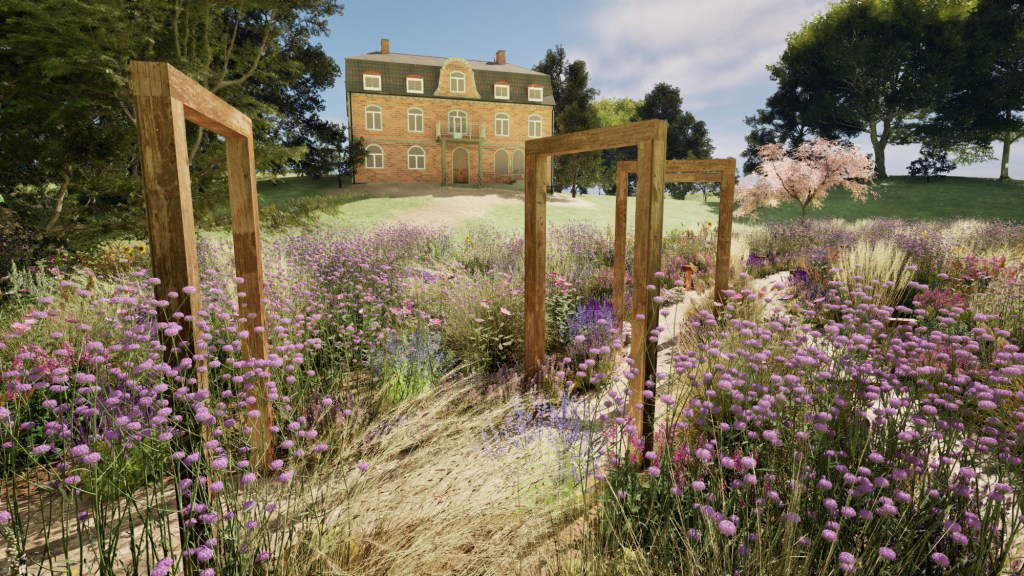 3D Garden design jo wonderland studios