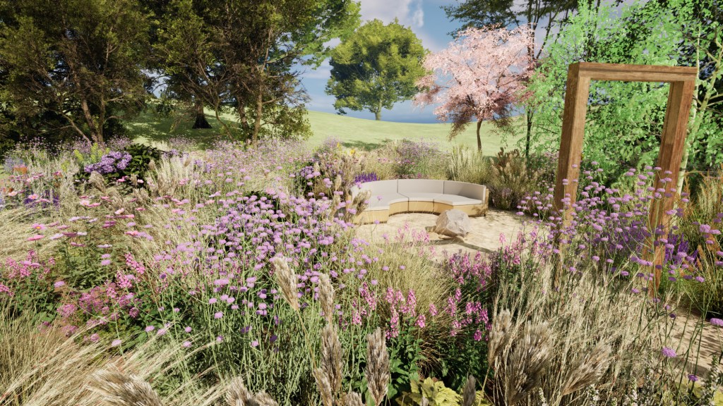 3D Garden design jo wonderland studios