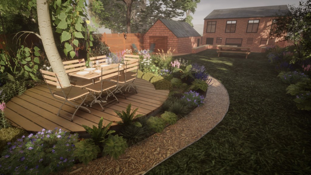 3D garden design visualisation jo wonderland studios