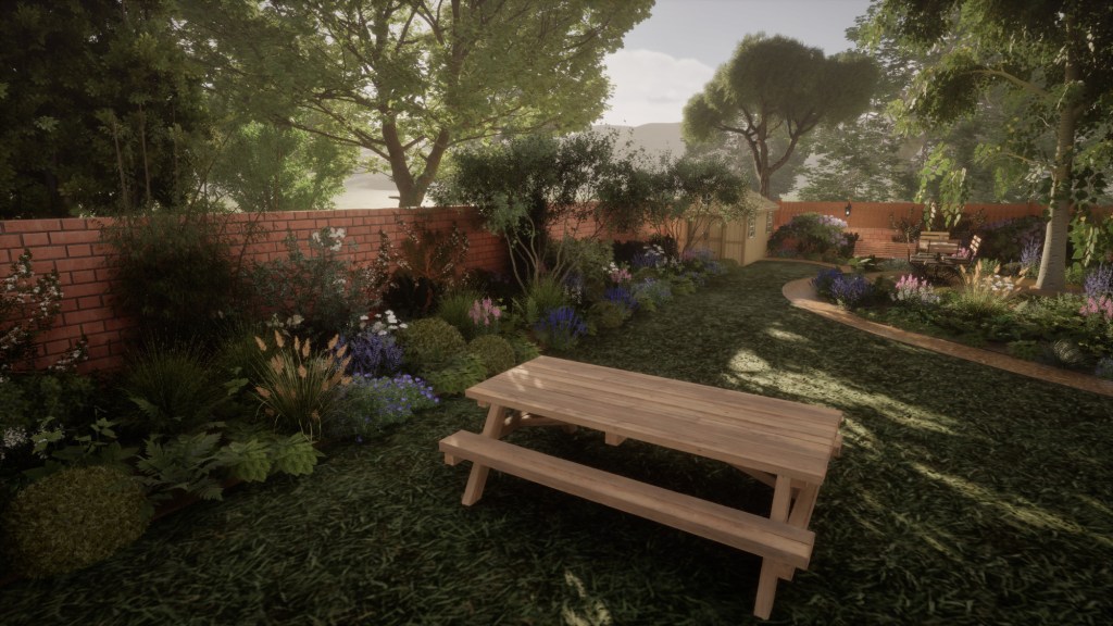 3D garden design visualisation jo wonderland studios