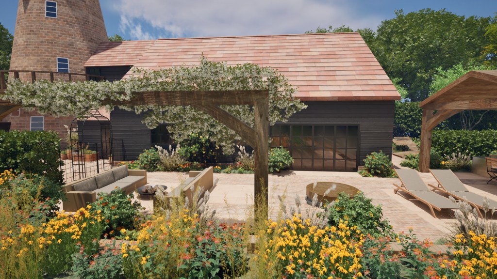 Garden Design 3D visualisation jo wonderland studios